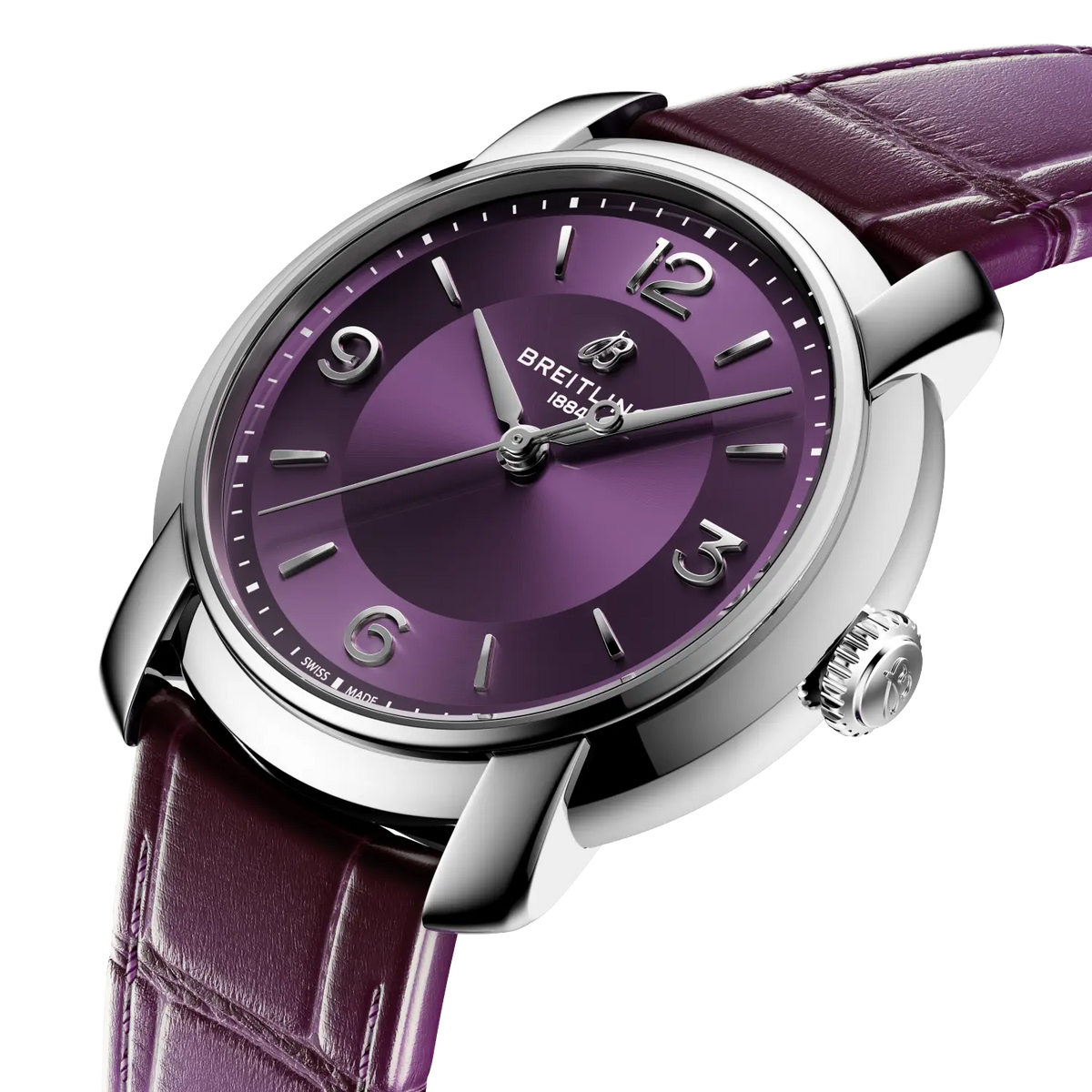 Breitling Lady Premier Automatic 36 A10310121Q1P1 – three-quarter view