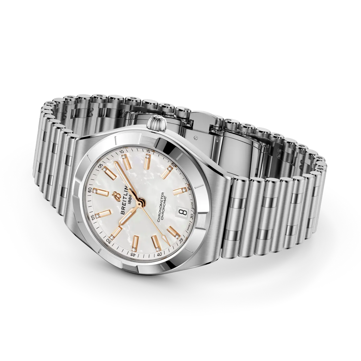 Breitling Chronomat Automatic 36 A10320101A1A1 – side view with bracelet