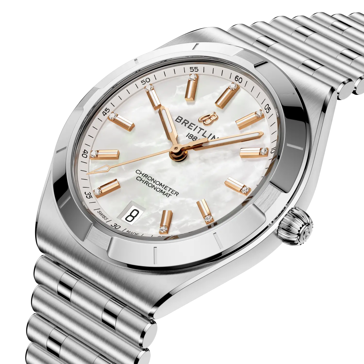 Breitling Chronomat Automatic 36 A10320101A1A1 – three-quarter view