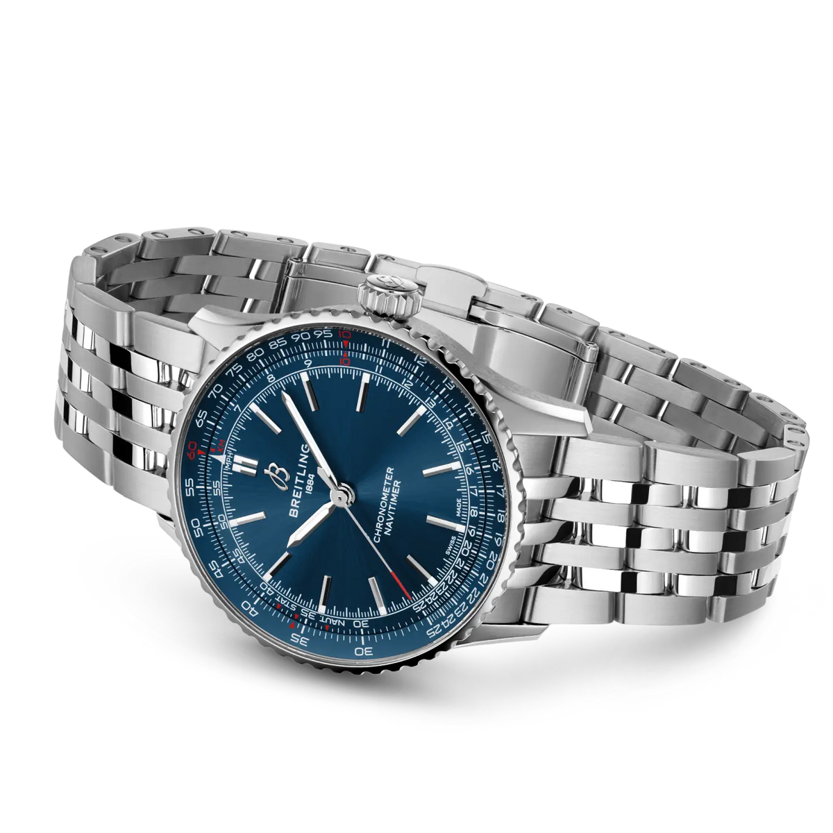 Breitling Navitimer Automatic 41 A17329161C1A1 – side view with bracelet