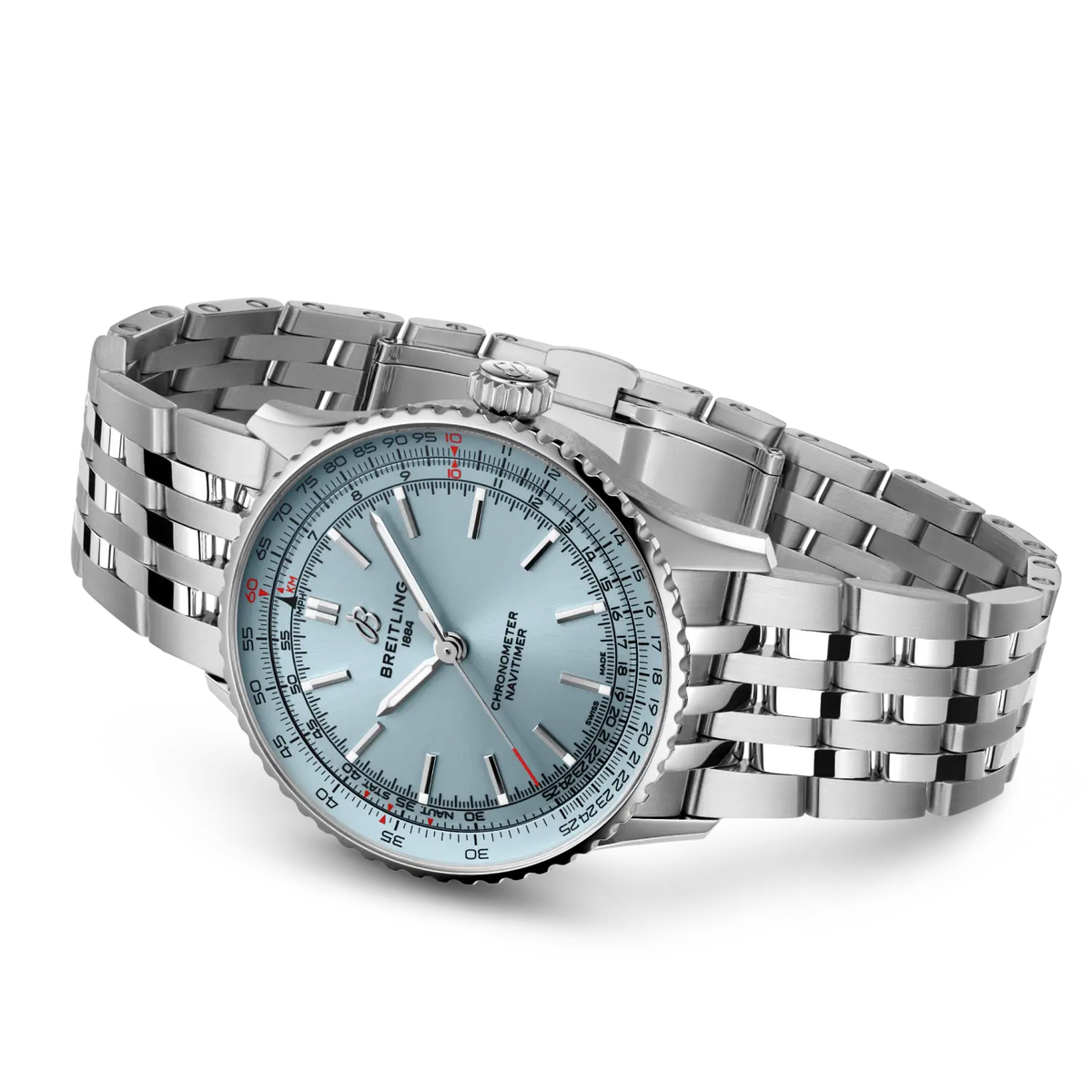 Breitling Navitimer Automatic 41 A17329171C1A1 – side view with bracelet
