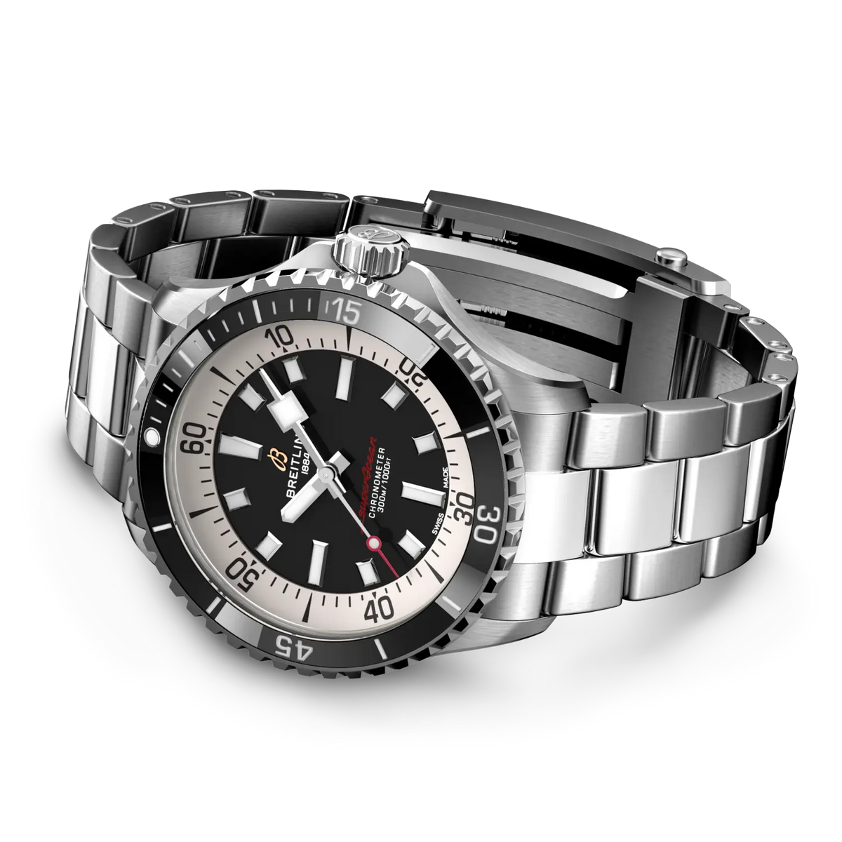 Breitling Superocean Automatic 42 A17375211B1A1 – side view with bracelet