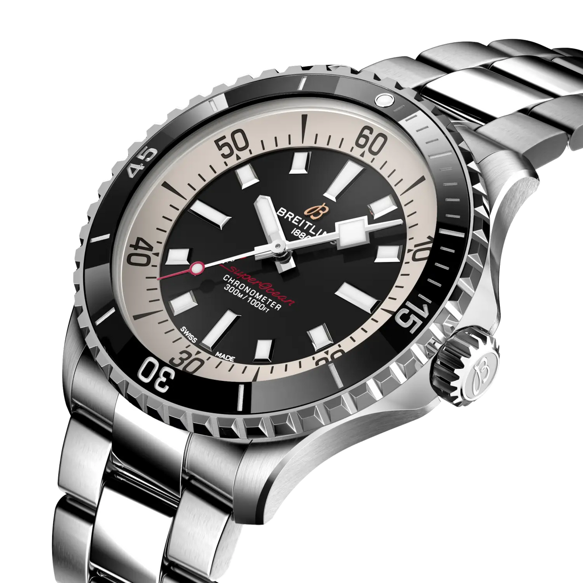 Breitling Superocean Automatic 42 A17375211B1A1 – three-quarter view