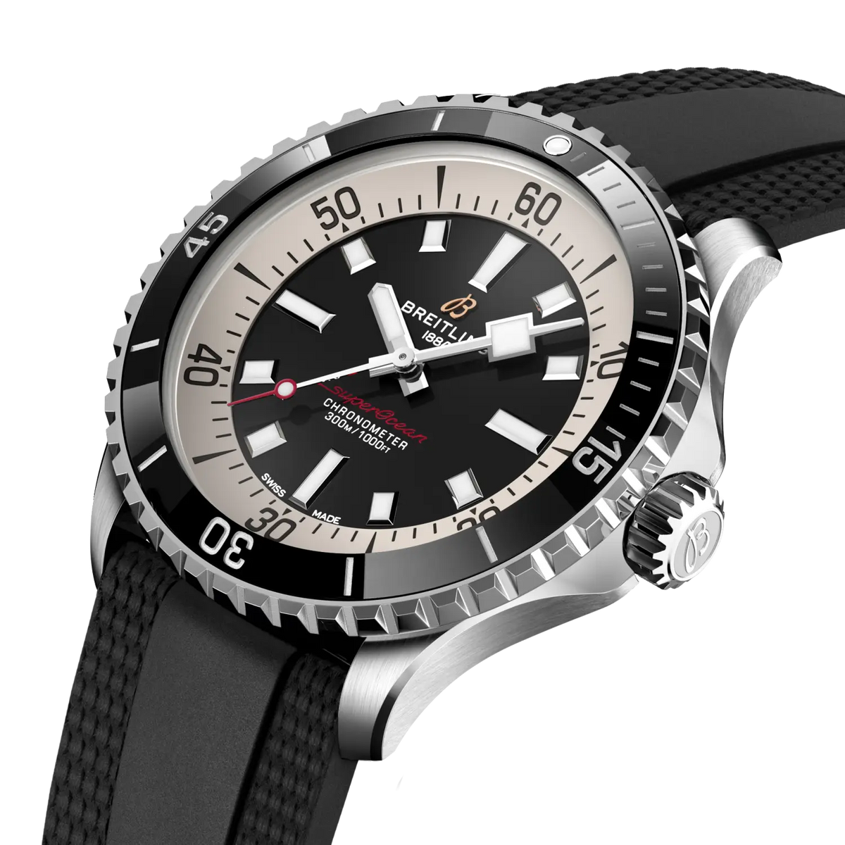 Breitling Superocean Automatic 42 A17375211B1S1 – three-quarter view