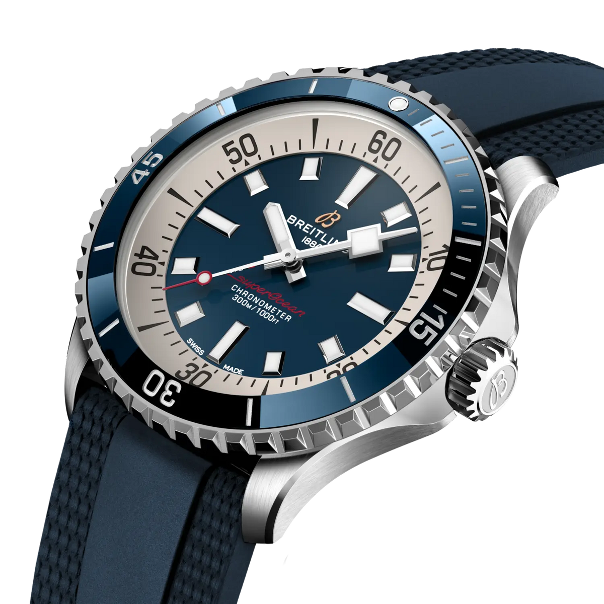 Breitling Superocean Automatic 42 A17375E71C1S1 – three-quarter view