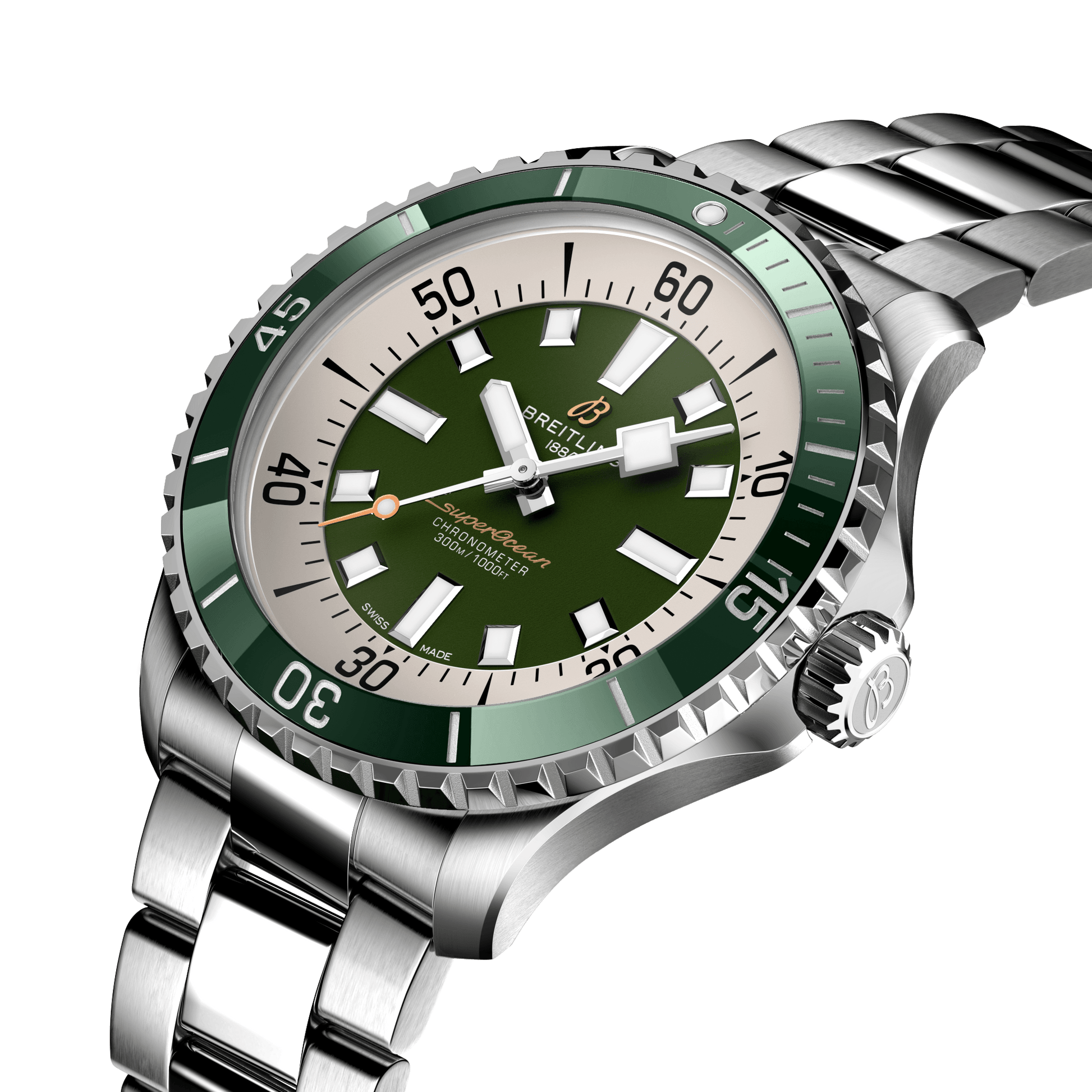 BREITLING SUPEROCEAN AUTOMATIC 44 A17376A31L1A1 - Kamal Watch Company