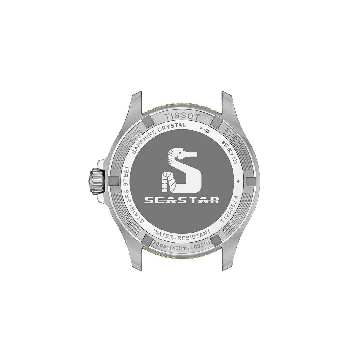 Tissot Seastar 1000 GMT 40mm T120.852.22.051.00 Watch for Men - case-back view