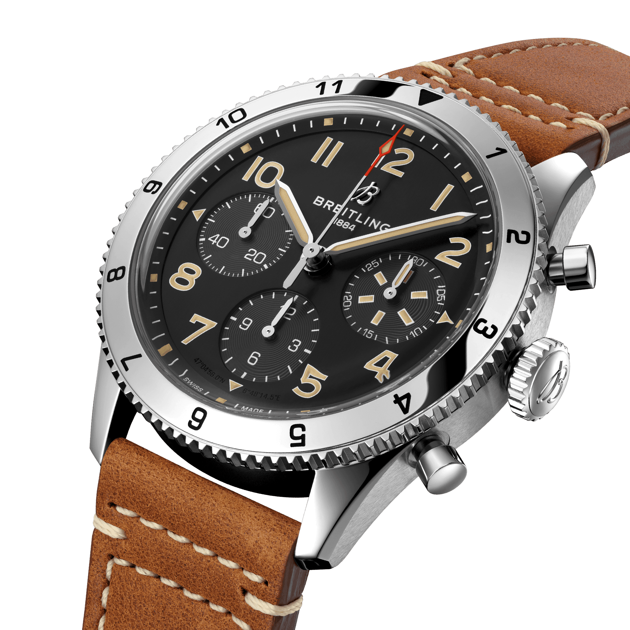 A233803A1B1X1 CLASSIC AVI CHRONOGRAPH 42 P-51 MUSTANG - Kamal Watch Company