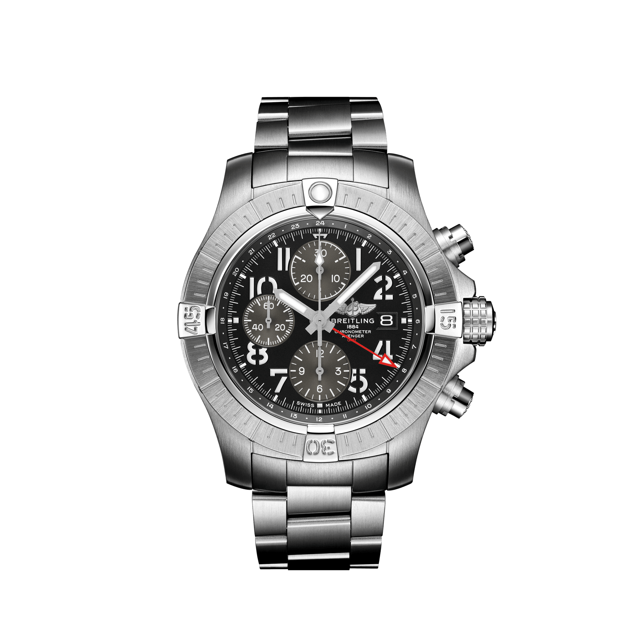 A24315101B1A1 AVENGER CHRONOGRAPH GMT - Kamal Watch Company