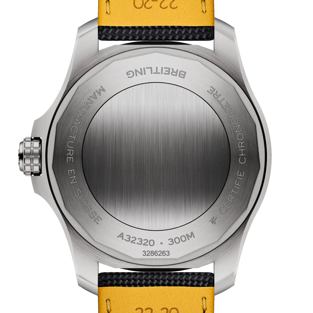 Breitling Avenger Automatic GMT 44 A32320101B1X1 – case-back view