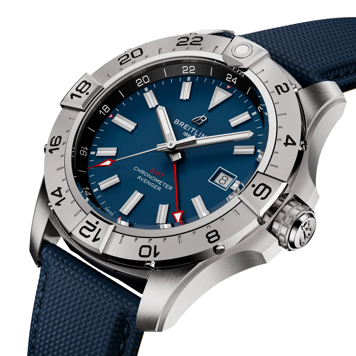 Breitling Avenger Automatic GMT 44 A32320101C1X1 – three-quarter view