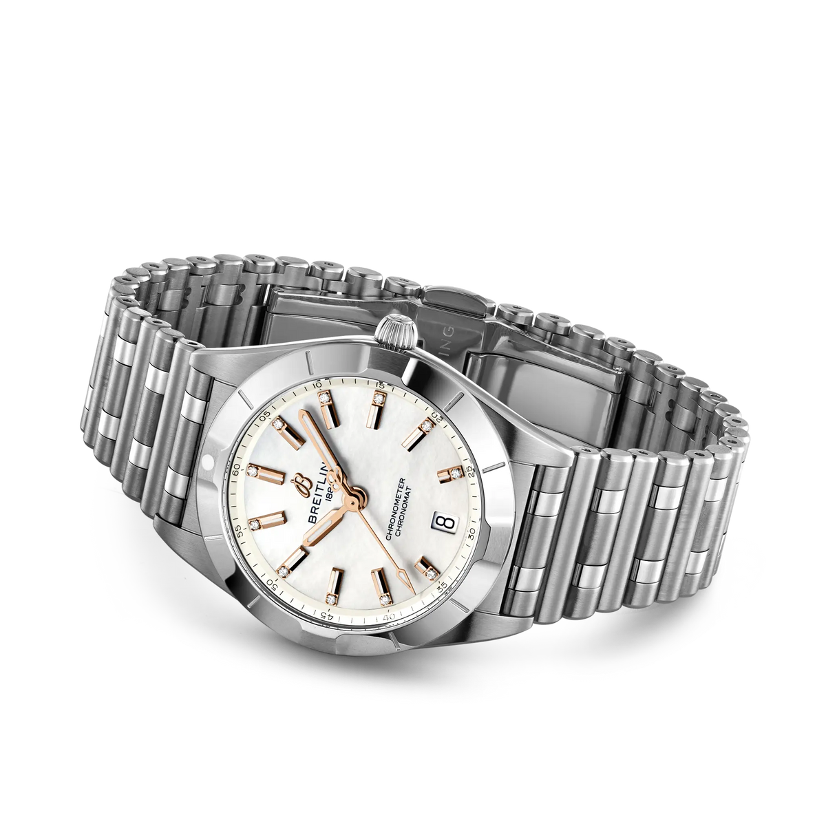Breitling Chronomat 32 A77310101A4A1 – side view with bracelet