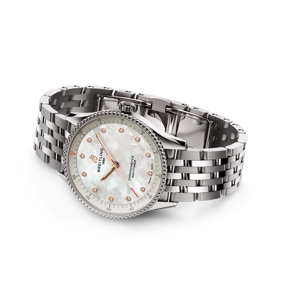 Breitling Navitimer 32 A77320E61A2A1 – side view with bracelet