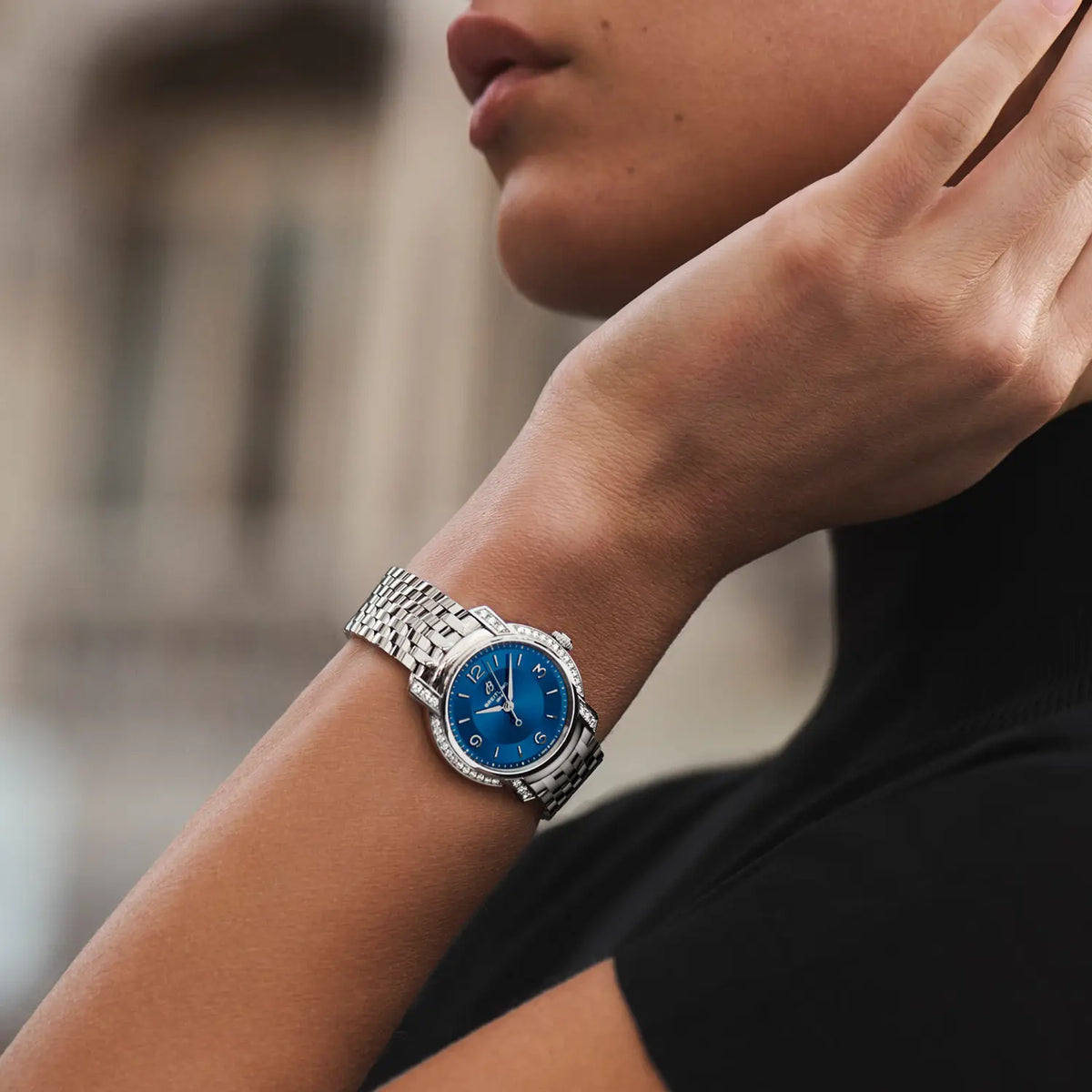 Breitling Lady Premier 32 A77330671C1A1 – shown on the wrist