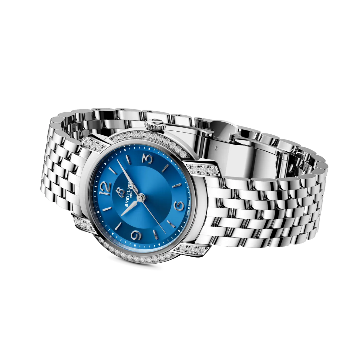Breitling Lady Premier 32 A77330671C1A1 – side view with bracelet