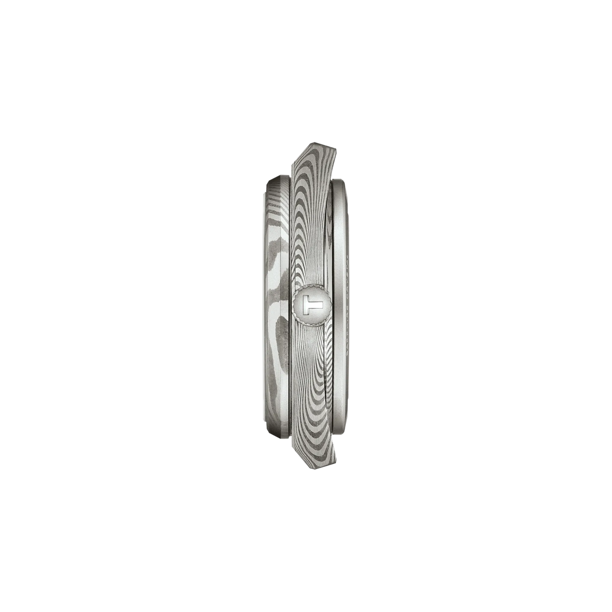 Tissot PRX Damascus Steel 38mm T137.807.96.081.00 Unisex Watch - side view