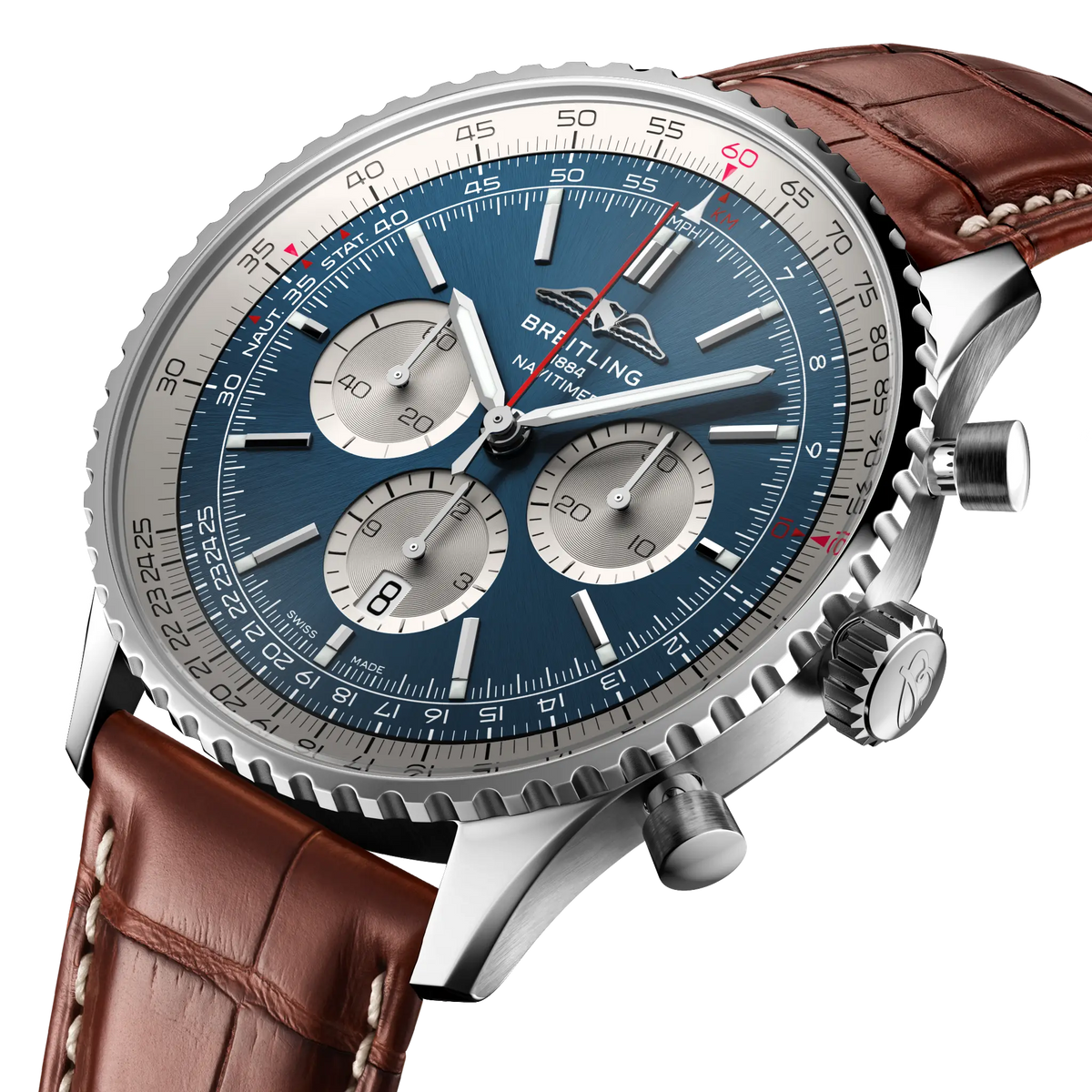 Breitling Navitimer B01 Chronograph 46 AB0137211C1P1 – three-quarter view