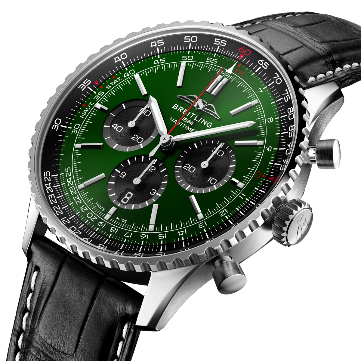 Breitling Navitimer B01 Chronograph 46 AB0137241L1P1 – three-quarter view