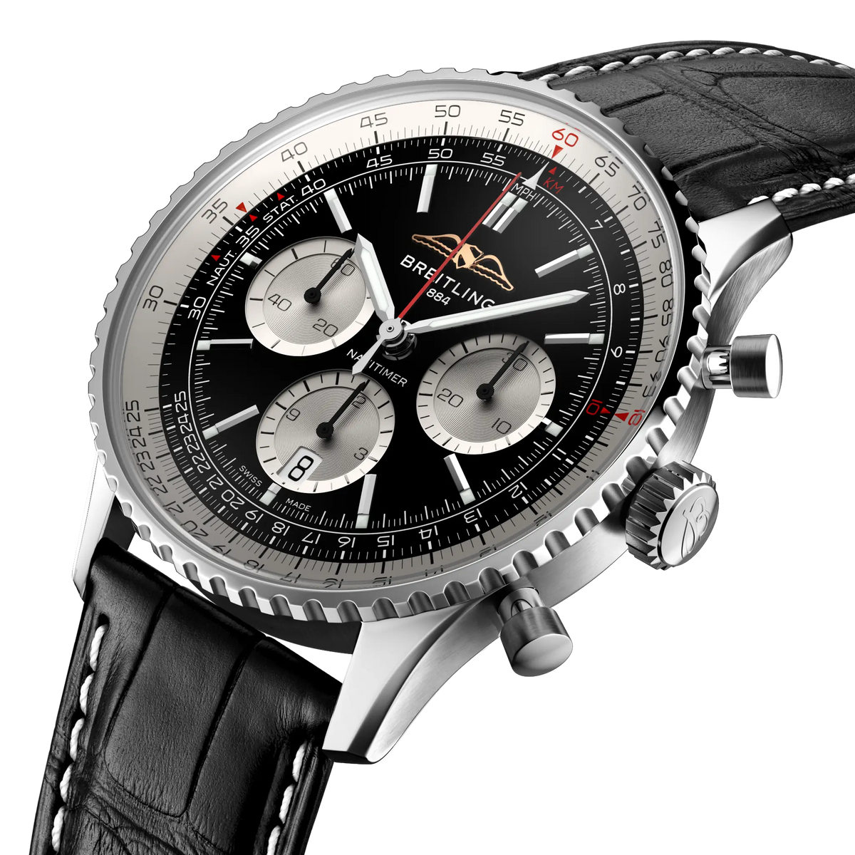 Breitling Navitimer B01 Chronograph 43 AB0138211B1P1 – three-quarter view