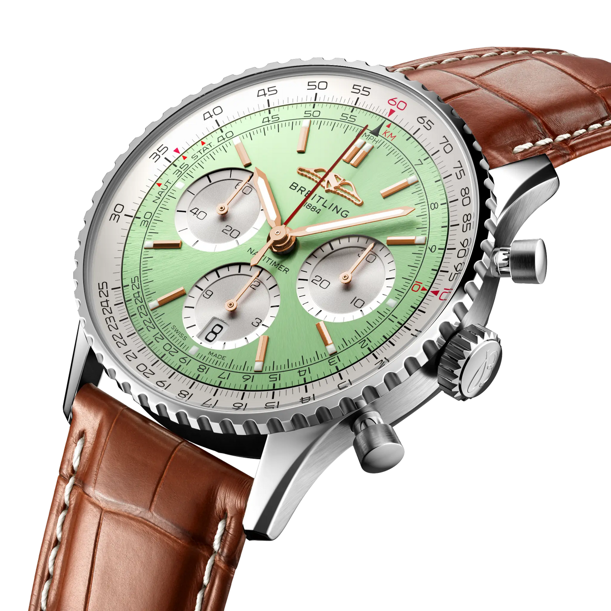 Breitling Navitimer B01 Chronograph 41 AB0139211L1P1 – three-quarter view