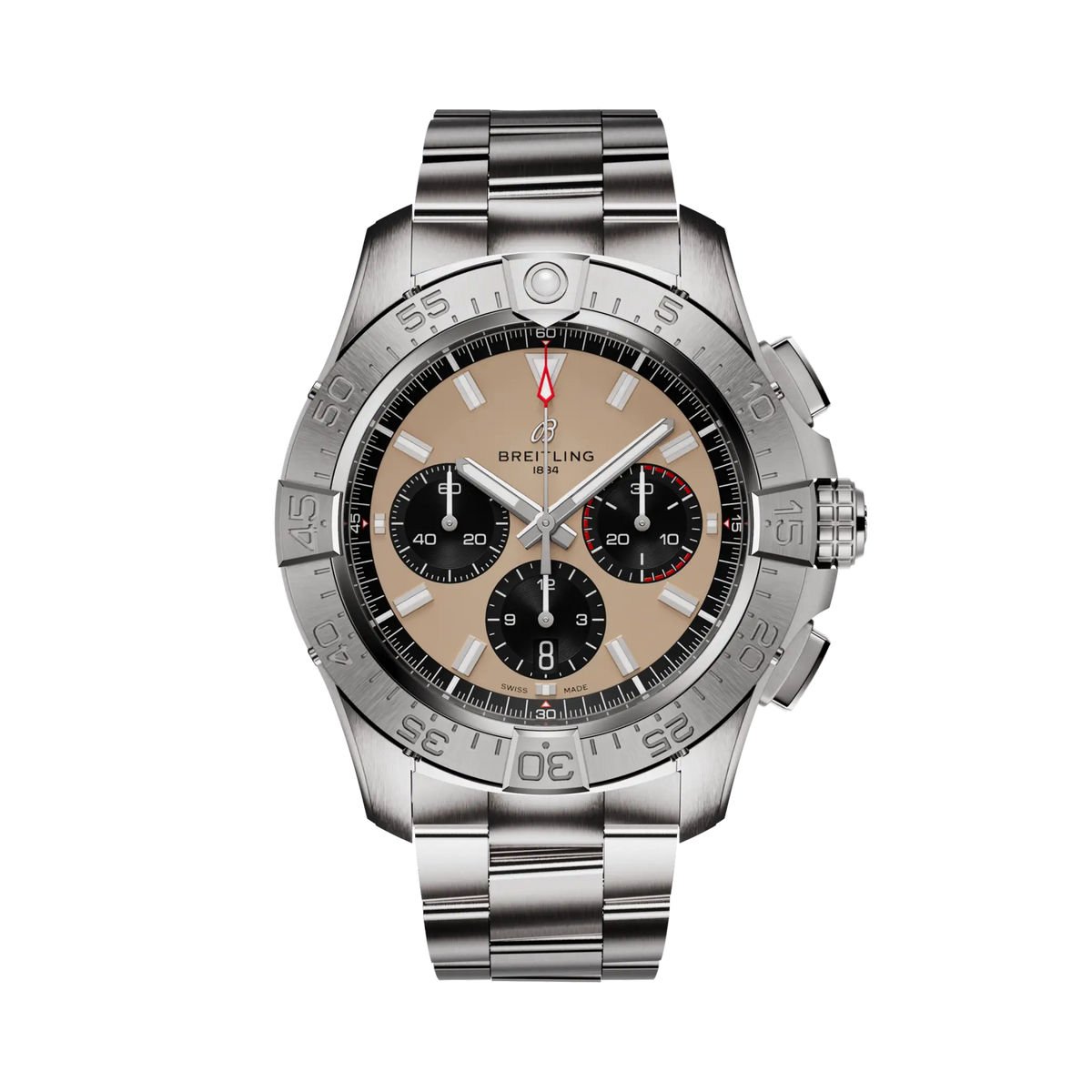 Breitling Avenger B01 Chronograph 44 AB0147101A1A1 – front view