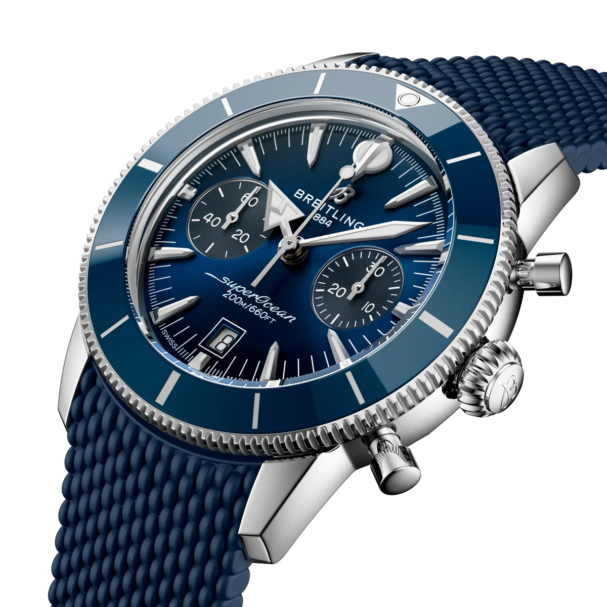 Breitling Superocean Heritage B01 Chronograph 42 AB0156161C1S1 – three-quarter view