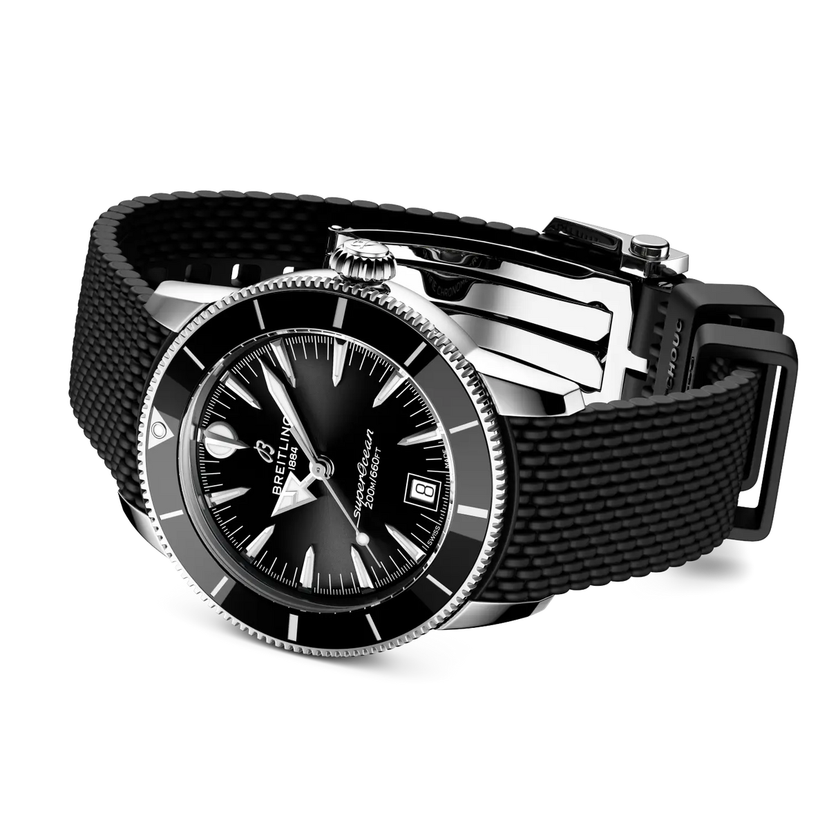 Breitling Superocean Heritage B31 Automatic 40 AB3110241B1S1 – side view with strap