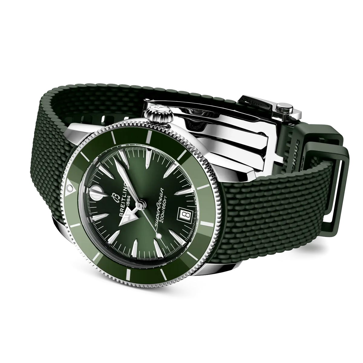 Breitling Superocean Heritage B31 Automatic 40 AB3110361L1S1 – side view with strap