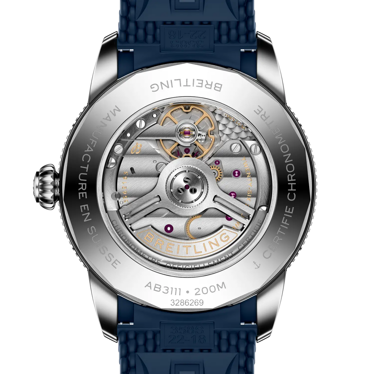Breitling Superocean Heritage B31 Automatic 42 AB3111161C1S1 – case-back view