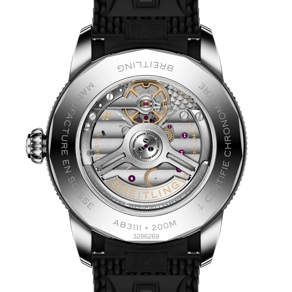 Breitling Superocean Heritage B31 Automatic 42 AB3111241B1S1 – case-back view