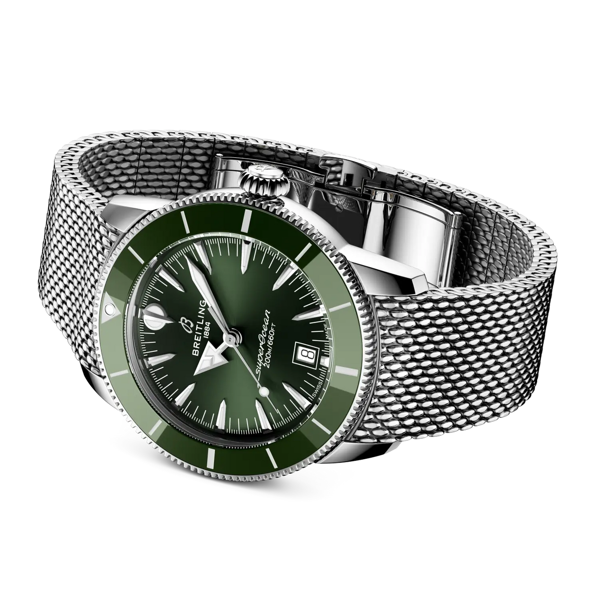 Breitling Superocean Heritage B31 Automatic 42 AB3111361L1A1 – side view with bracelet