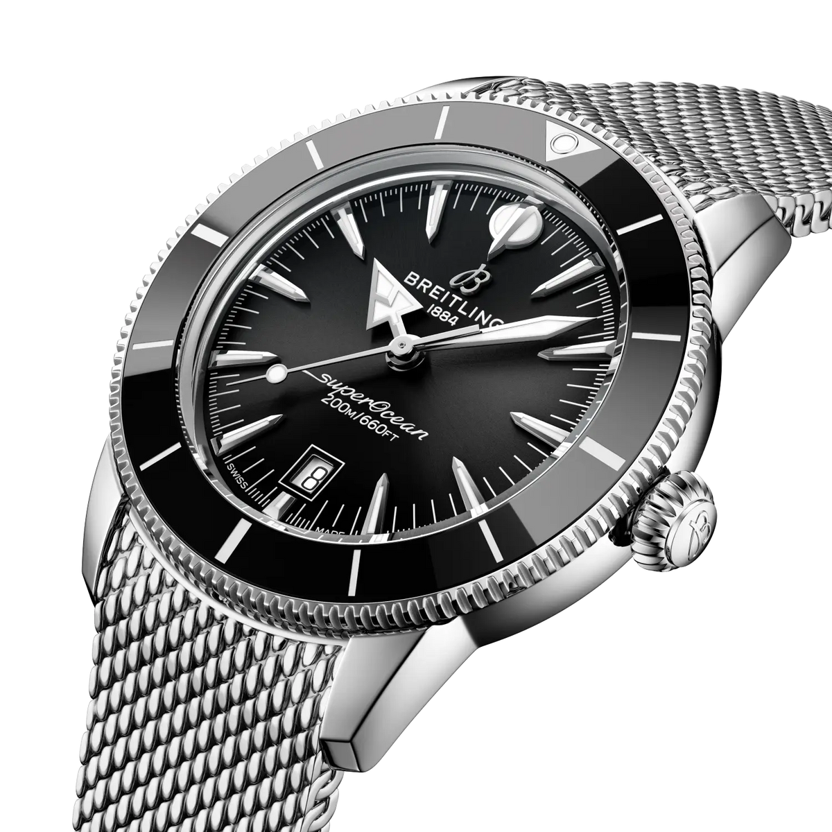 Breitling Superocean Heritage B31 Automatic 44 AB3112241B1A1 – three-quarter view