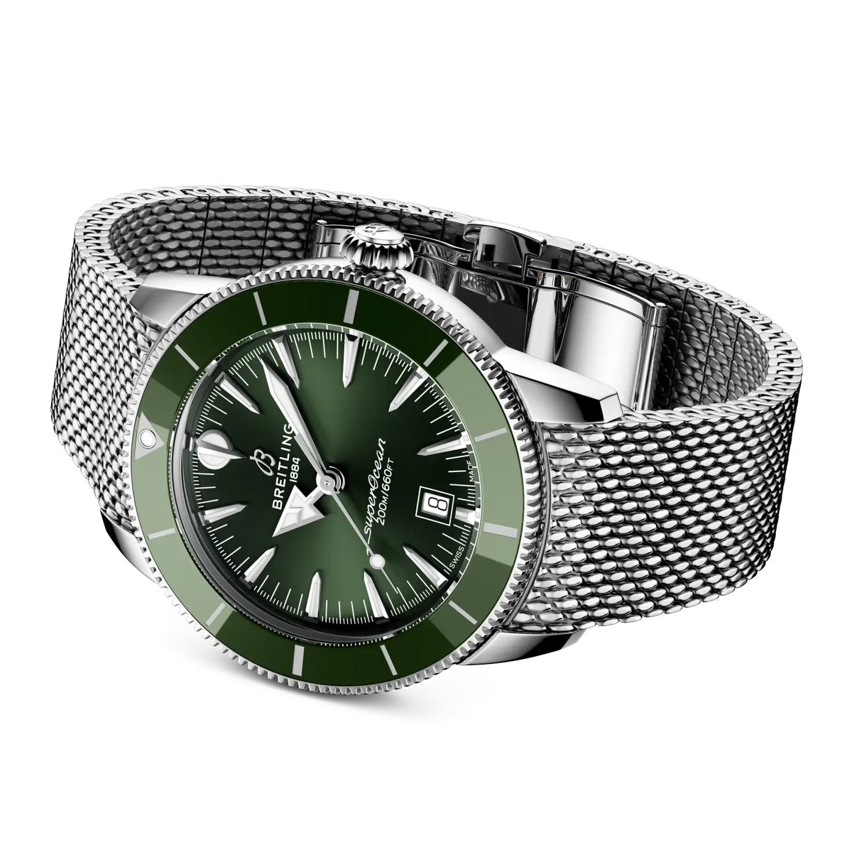 Breitling Superocean Heritage B31 Automatic 44 AB3112361L1A1 – side view with bracelet