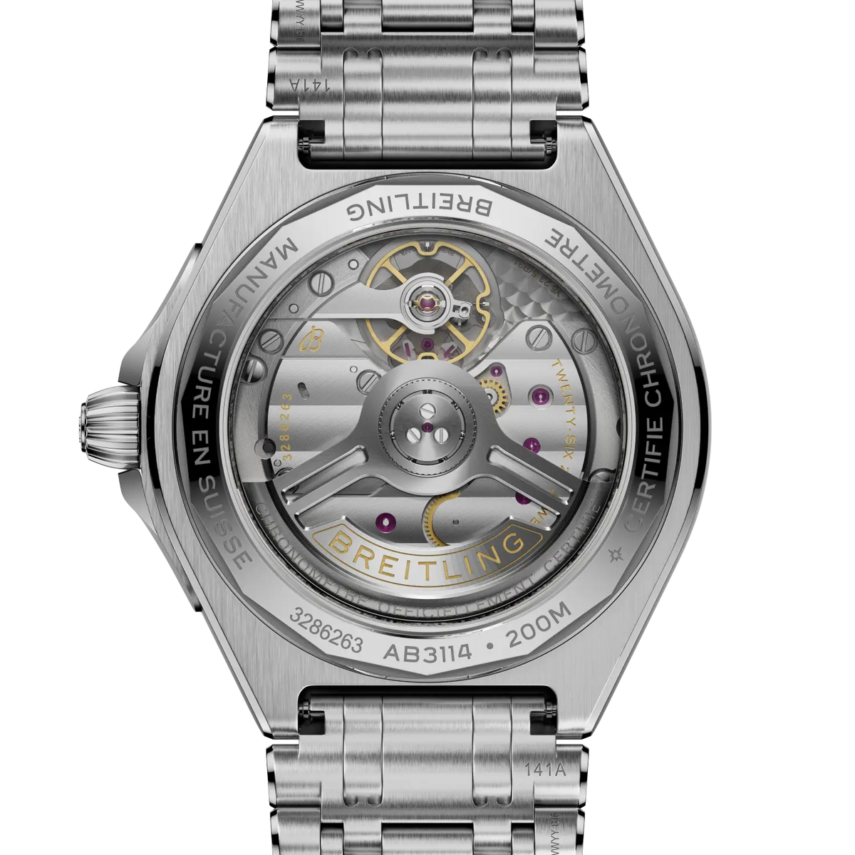 Breitling Chronomat B31 Automatic 40 AB3114101C1A1 – case-back view