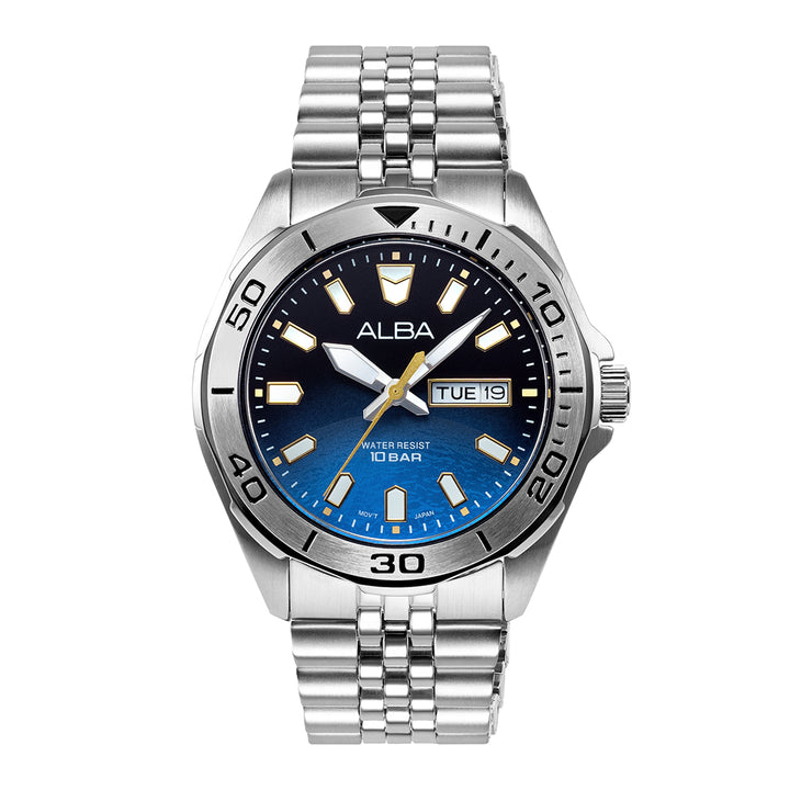 ALBA AV3589X1 Planet Neptune Inspired Dial Watch