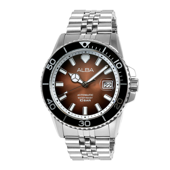 ALBA AU4057X1 Caramel Dial Automatic Watch