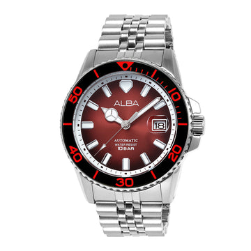 ALBA AU4055X1 Burgundy Dial Automatic Watch