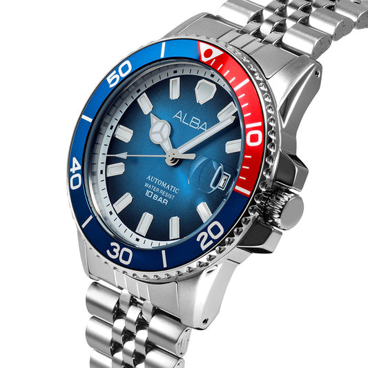 ALBA AU4051X1 Blue Dial Automatic Watch