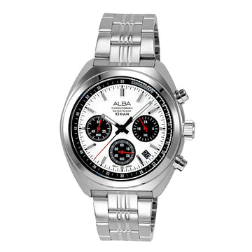 AT3K11X1 Seashell White Dial Chronograph Watch