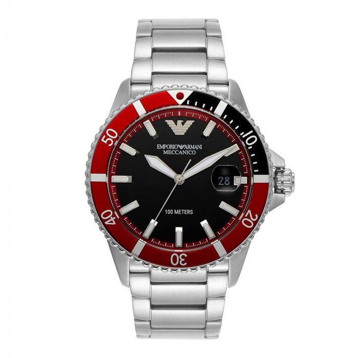 Armani exchange Men Diver Round Black Watches-AR60074