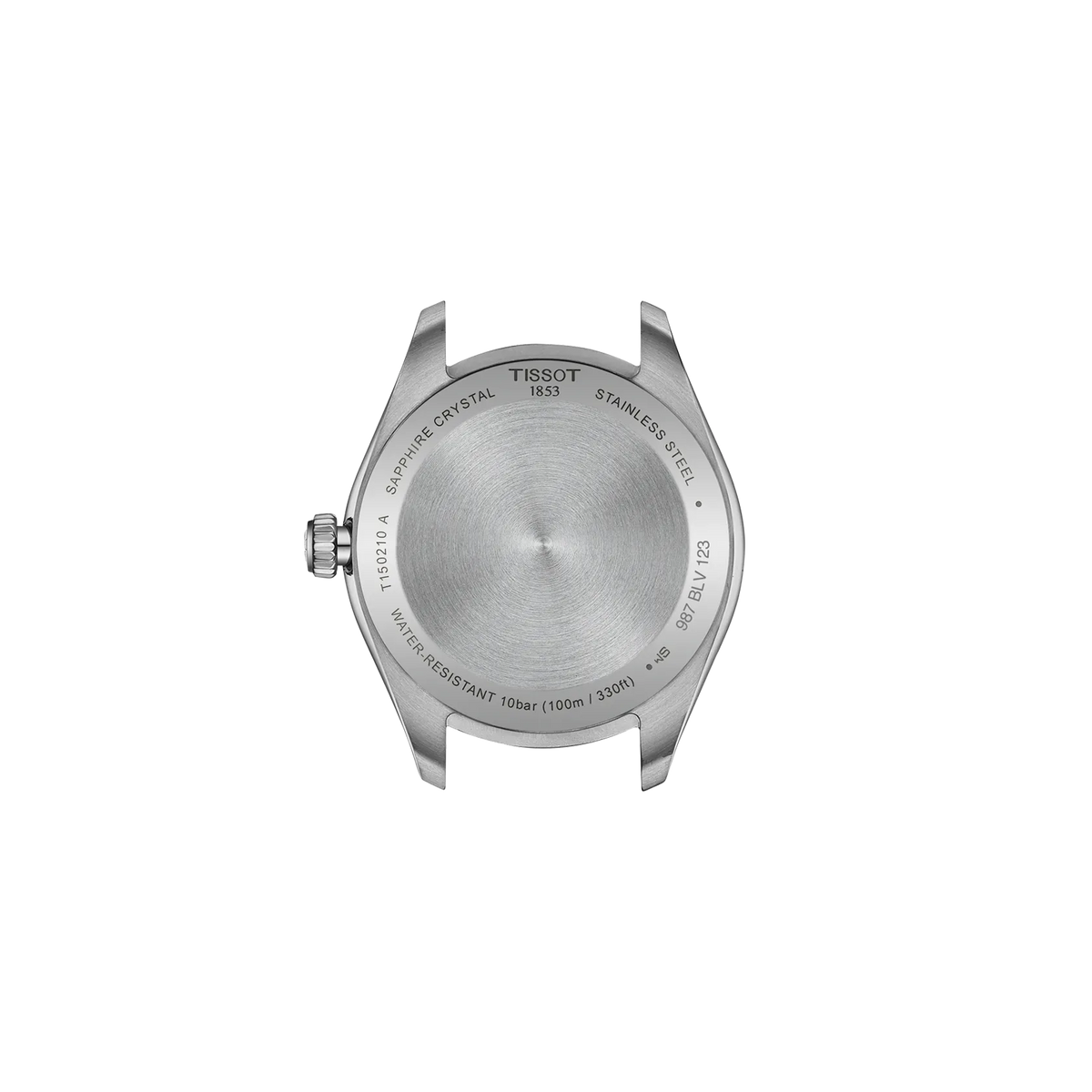 Tissot PR 100 34mm T150.210.11.091.00 Unisex Watch - case-back view