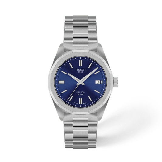 Tissot PRC 100 Solar 34mm T151.822.11.041.00 Watch for Women - front view