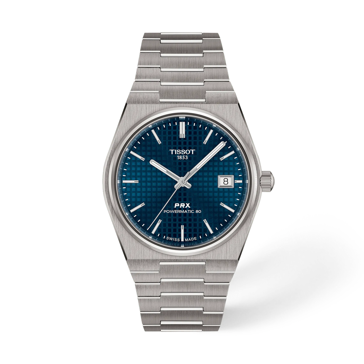Tissot PRX Titanium 38mm T137.807.44.041.00 Unisex Watch - front view