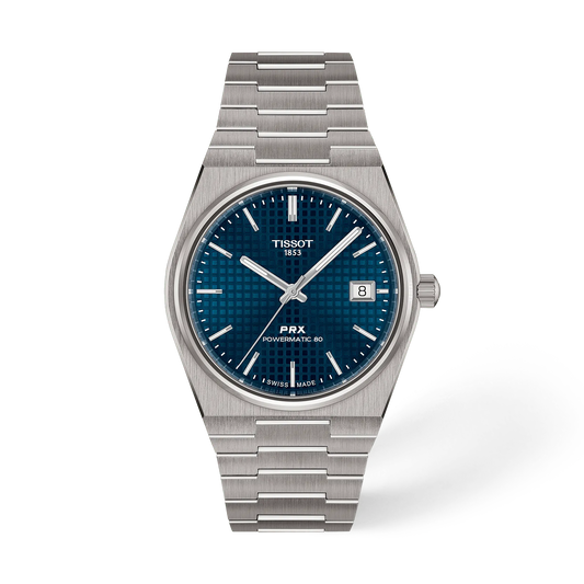 Tissot PRX Titanium 38mm T137.807.44.041.00 Unisex Watch - front view