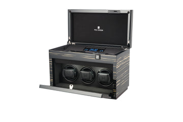 PAUL DESIGN GENTLEMEN 3+5 Black Shadow Watch Winder