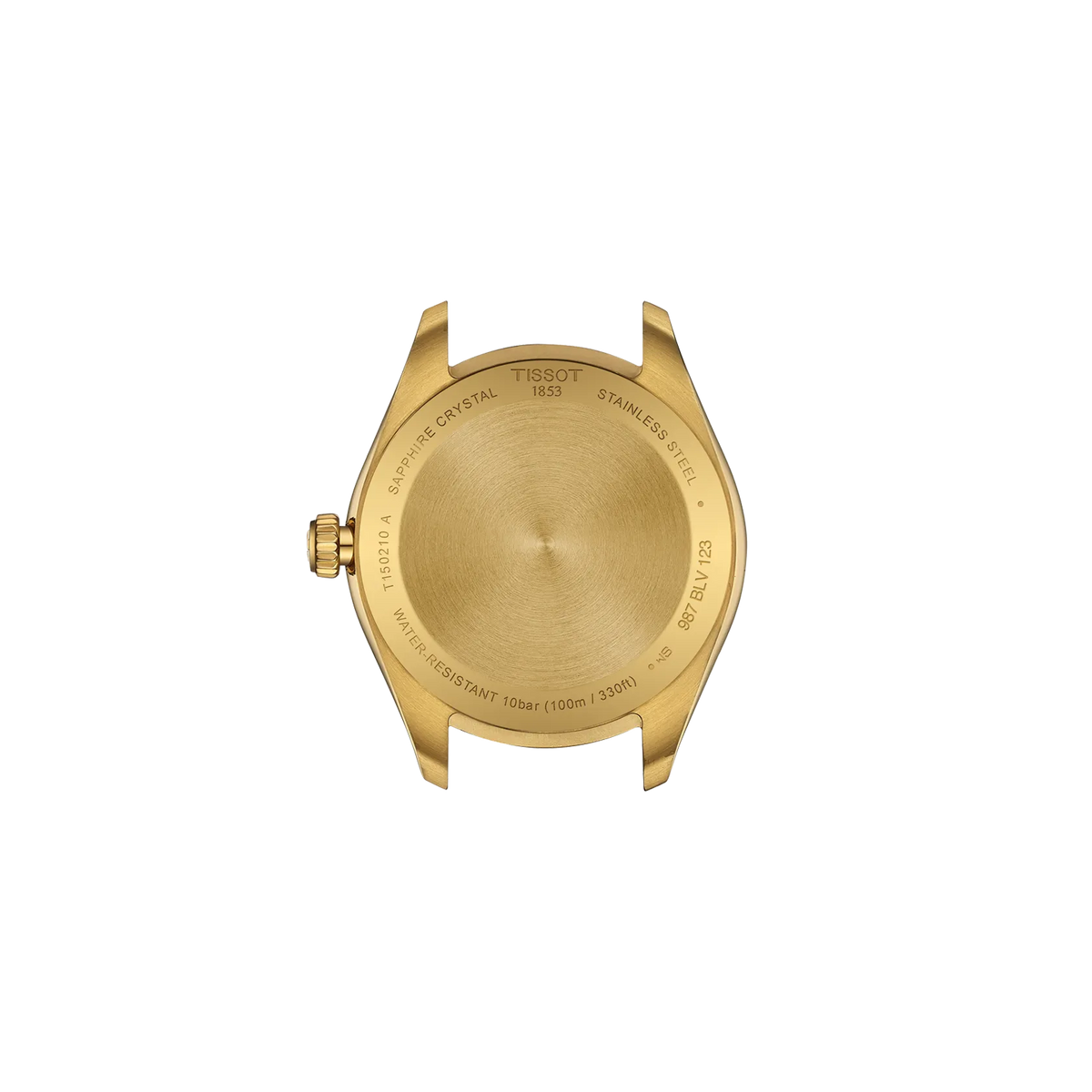 Tissot PR 100 34mm T150.210.33.021.00 Unisex Watch - case-back view