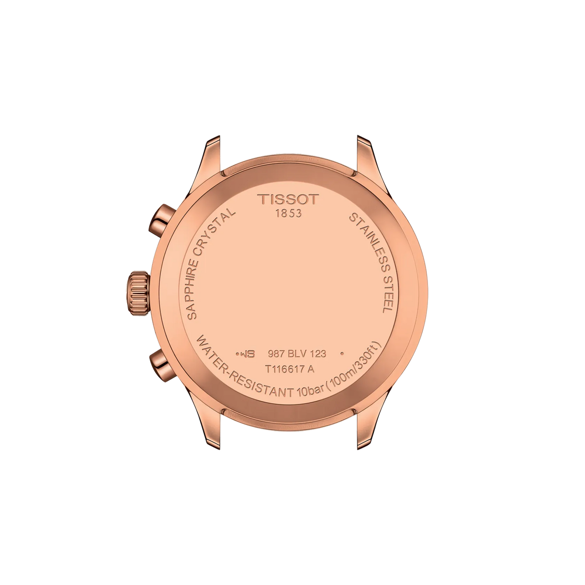 Tissot Chrono XL Classic 45mm T116.617.36.042.00 Watch for Men - case-back view