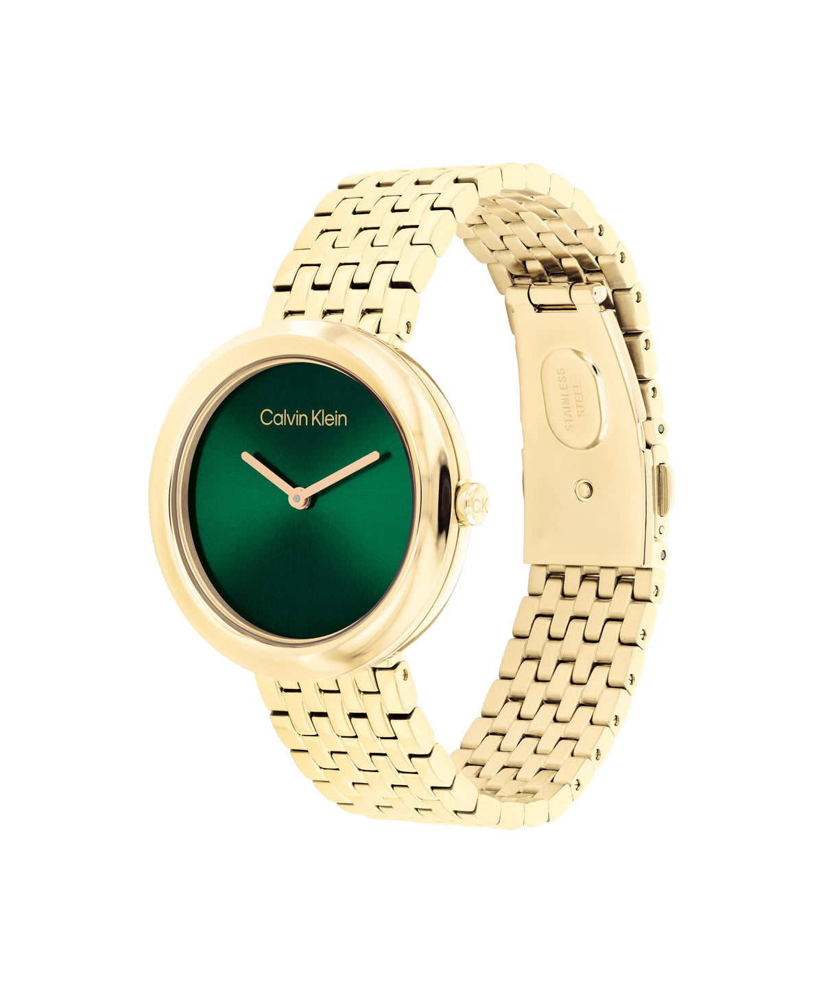 Calvin Klein Twisted Bezel 25100066 – three-quarter view