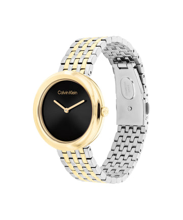Calvin Klein Twisted Bezel 25100071 – three-quarter view