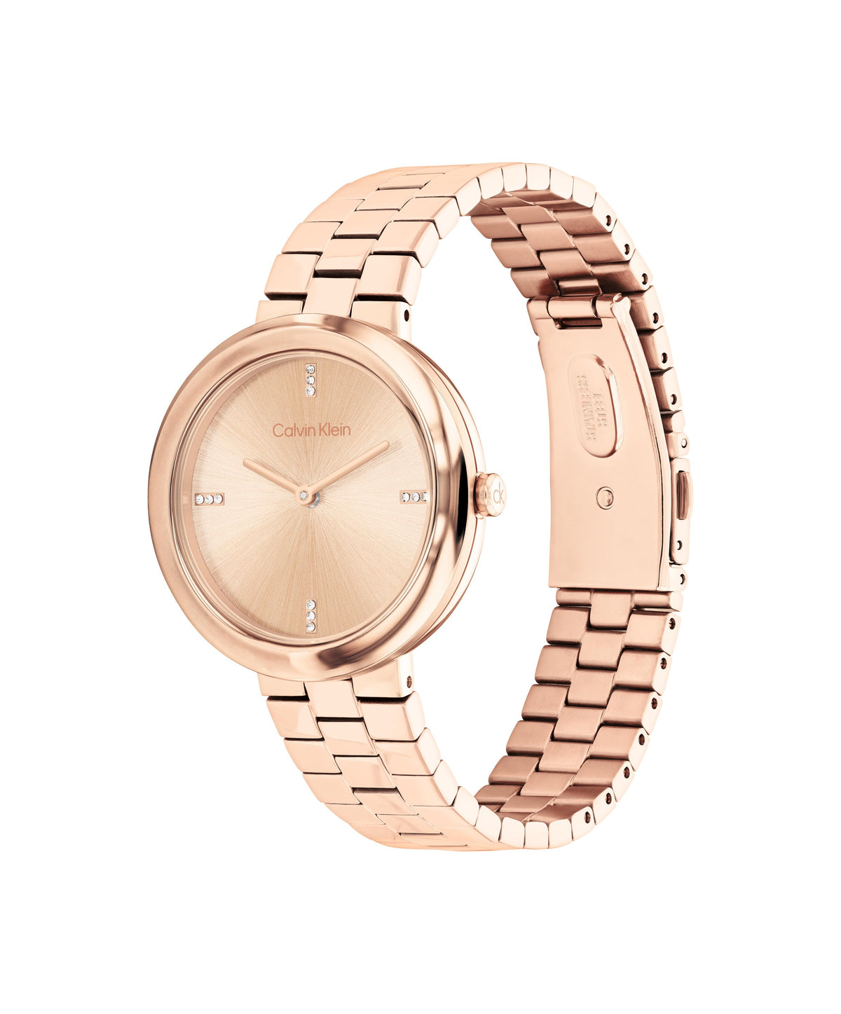 Calvin Klein Twisted Bezel 25100095 – three-quarter view